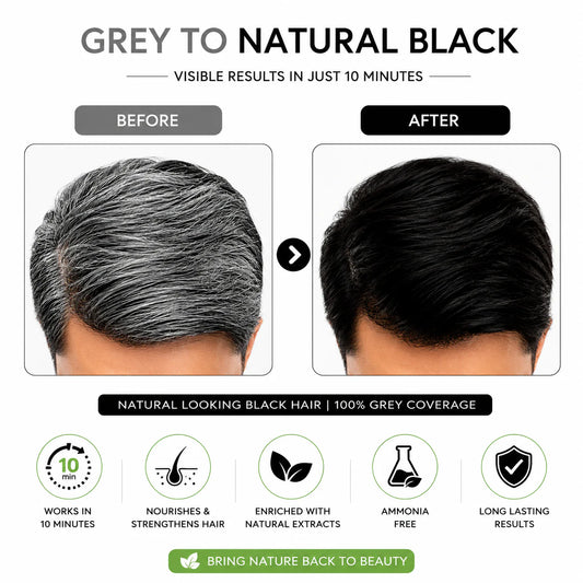 Fruit Vinegar Hair Color Gel (Pack of 2) | 100% Grey Coverage