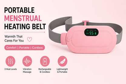 Portable Rechargeable Heating Belt For Women