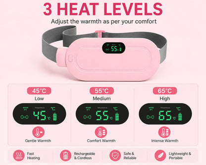 Portable Rechargeable Heating Belt For Women
