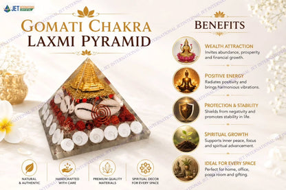 🏡 Lucky Aura Wealth Pyramid Energy Crystal 🌟