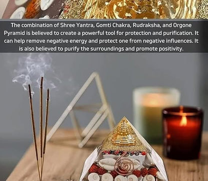 🏡 Lucky Aura Wealth Pyramid Energy Crystal 🌟